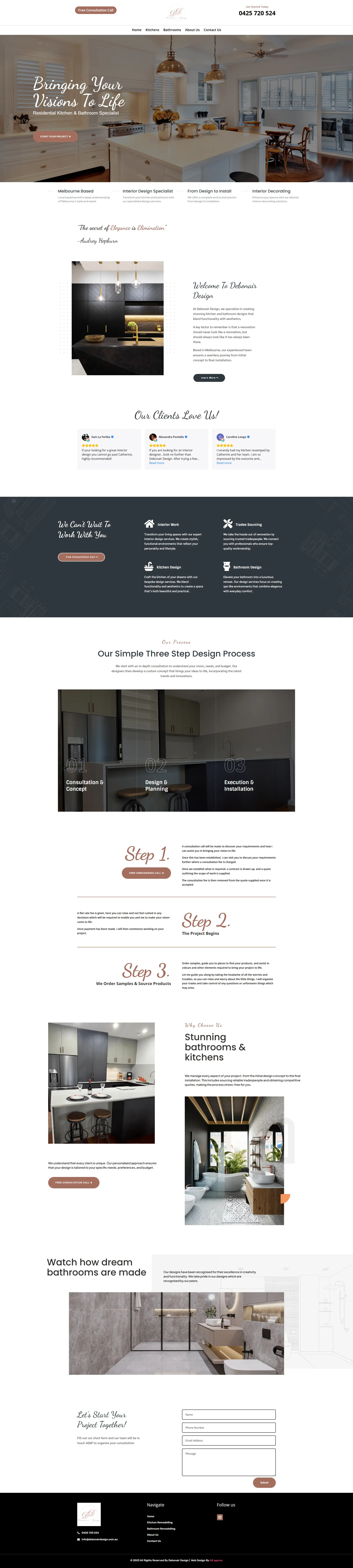 Debonair Design Website